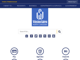 'cityofws.org' screenshot