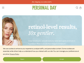 Personal Day website screenshot