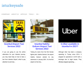 'isturkeysafe.com' screenshot