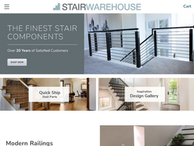 'stairwarehouse.com' screenshot