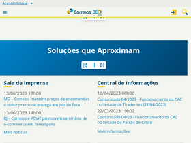 'sgp.correios.com.br' screenshot