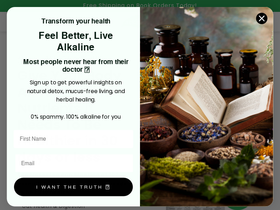 Ackaline homepage screenshot