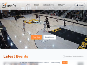 'sporfie.com' screenshot