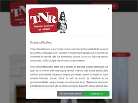 'timesnewroman.ro' screenshot