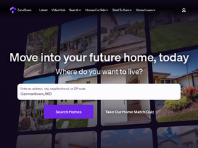 'zerodown.com' screenshot