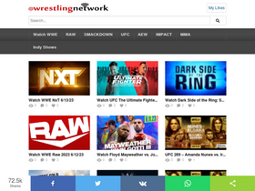 'wrestlingnetwork.in' screenshot