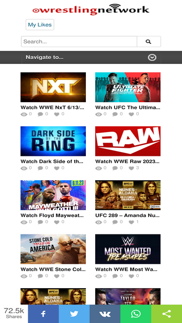 Watch wrestling online network