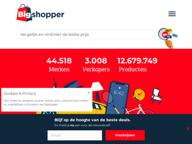 'bigshopper.nl' screenshot