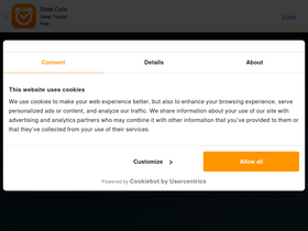 'sleepcycle.com' screenshot