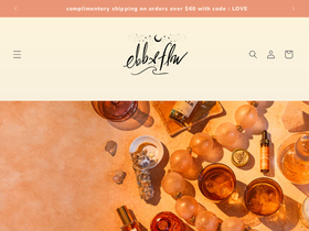 Ebbandflow homepage screenshot