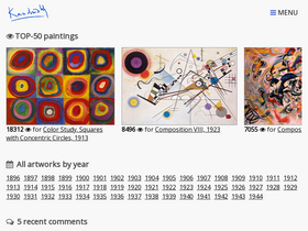'wassilykandinsky.net' screenshot