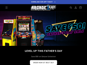 'arcade1up.com' screenshot