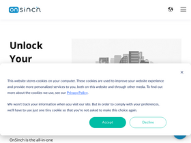 'onsinch.com' screenshot