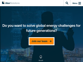 'akersolutions.com' screenshot