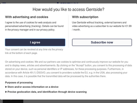 'gentside.co.uk' screenshot