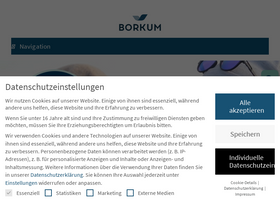 'borkum.de' screenshot