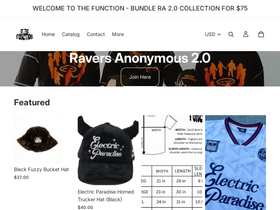 atthefunction.shop homepage screenshot