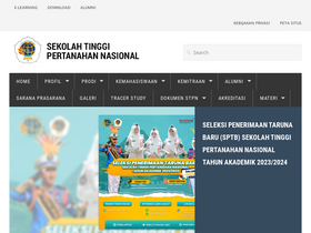 'stpn.ac.id' screenshot