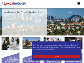 'expatnetwork.com' screenshot