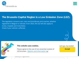 'lez.brussels' screenshot