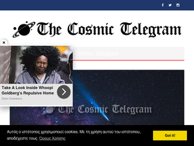 'cosmictelegram.gr' screenshot