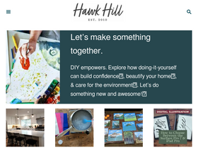 'hawk-hill.com' screenshot