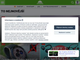 'svetandroida.cz' screenshot