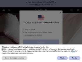 'nablacosmetics.com' screenshot