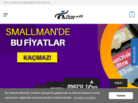 'smallman.com.tr' screenshot