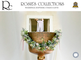 Rosie's Collections website screenshot