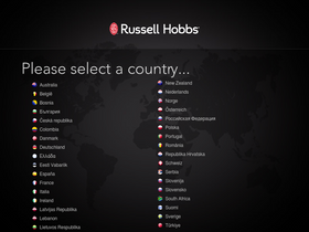 'russellhobbs.com' screenshot