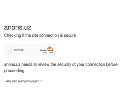 'anons.uz' screenshot