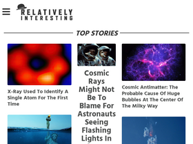 'relativelyinteresting.com' screenshot