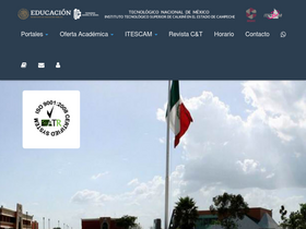 'itescam.edu.mx' screenshot