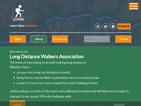 'ldwa.org.uk' screenshot