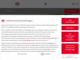 'dertouristik.com' screenshot