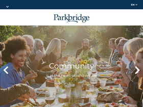 'parkbridge.com' screenshot