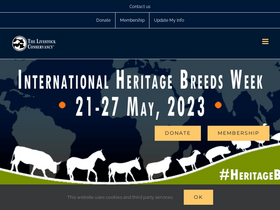 'livestockconservancy.org' screenshot