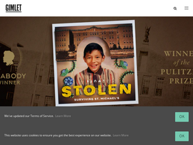 'gimletmedia.com' screenshot