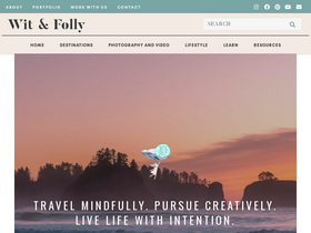 'witandfolly.co' screenshot