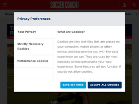'soccercoachweekly.net' screenshot