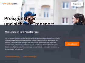 'clicktrans.de' screenshot