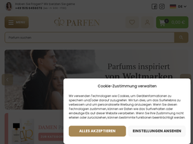 'parfens.de' screenshot