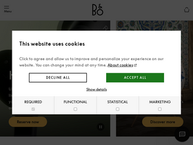 'bang-olufsen.com' screenshot