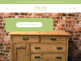 owenpine.co.uk homepage screenshot