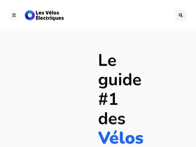 'lesveloselectriques.fr' screenshot