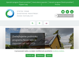 'sfzp.cz' screenshot