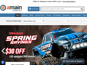 'amainhobbies.com' screenshot