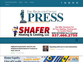 'highlandcountypress.com' screenshot