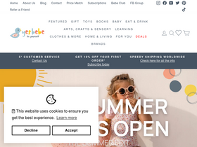 'yesbebe.co.uk' screenshot